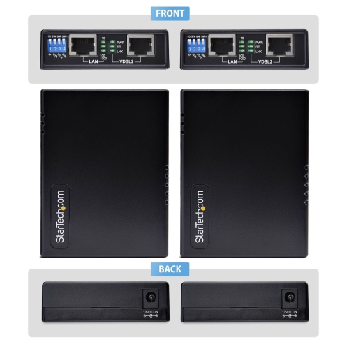 MultiMode SFP Fibre Module Startech VDSL-LAN-EXTENDER-EU