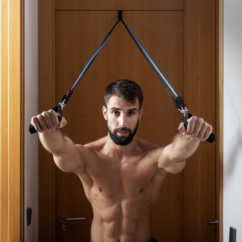 Set of Resistance Bands with Accessories and Exercise Guide Rebainer InnovaGoods (pack of 5)