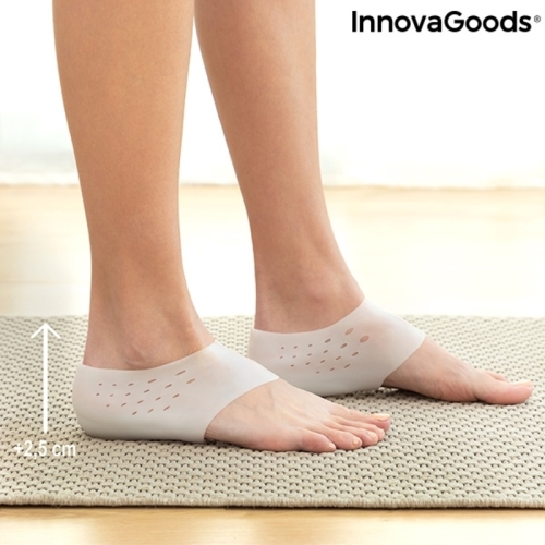 Silicone Gel Heel Lift Insoles Elivate InnovaGoods IG815899 (Refurbished A)