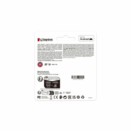 Micro SD Card Kingston SDS3/512GB 512 GB