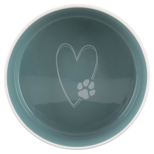 Dog Feeder Trixie White Turquoise 1,4 L