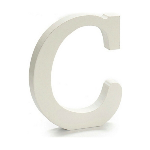 Letter Pincello C White 1,8 x 21 x 17 cm (12 Units)