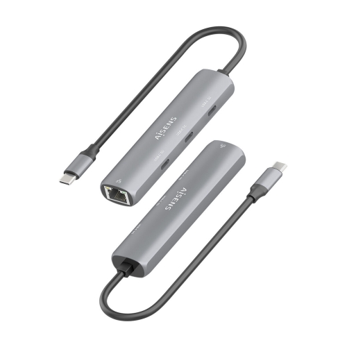 USB Hub Aisens ASUC-4P041-GR Grey