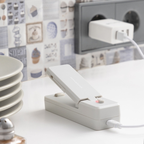 Rechargeable Magnetic Bag Sealer with Cutter Rebasyl InnovaGoods