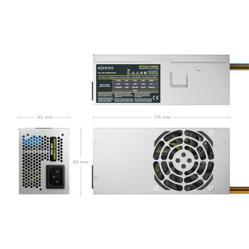 Power supply Aisens ASPC-500TFX-SEO 500 W 50 W