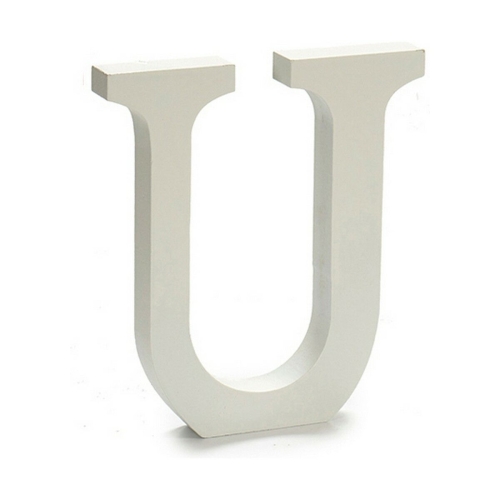 Letter Pincello U White 1,8 x 21 x 17 cm (12 Units)