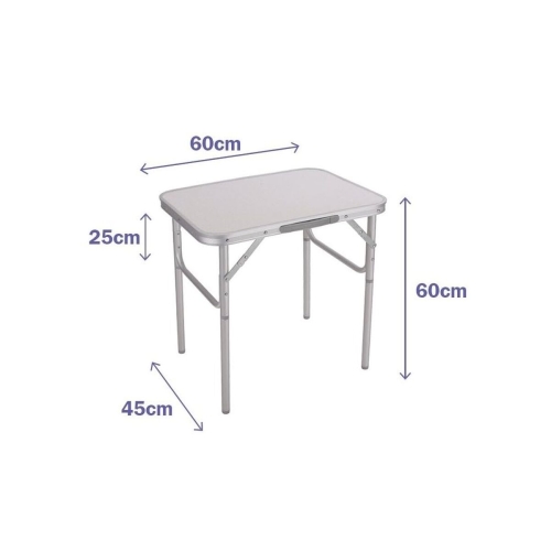 Folding Table Marbueno White 60 x 60 x 45 cm