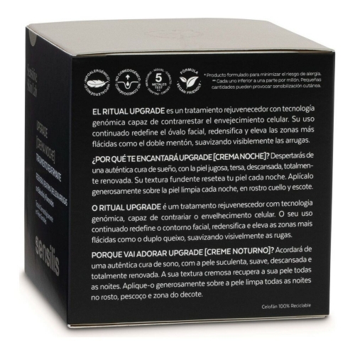 Anti-Ageing Night Cream Sensilis Upgrade 50 ml Firming