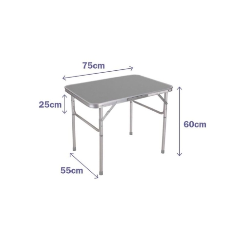Folding Table Marbueno Grey 75 x 60 x 55 cm