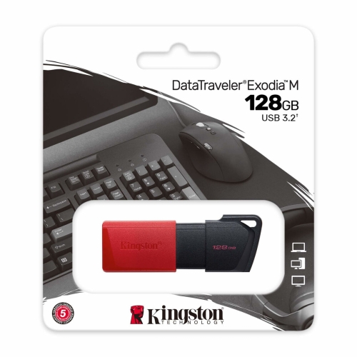 USB stick Kingston Exodia M Black Red 128 GB