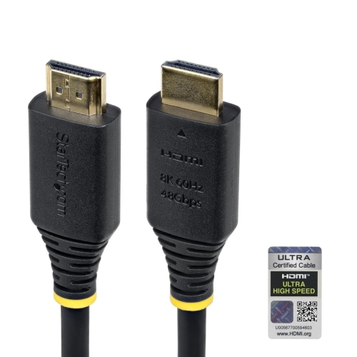 HDMI Cable Startech HDMI21-CBL-8K60-50CM Black