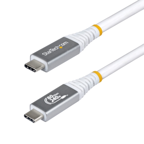 USB Cable Startech CC50CM80GUSB4CABLEW White 50 cm