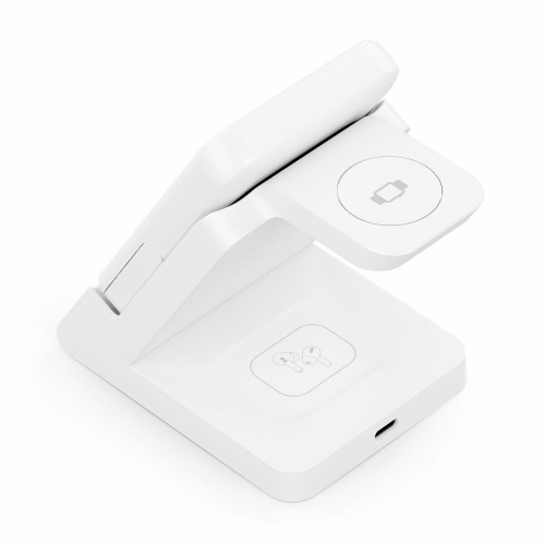 Cordless Charger Aisens 4IN1 15WACCS White