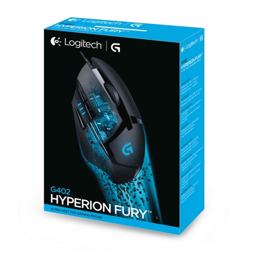 Gaming Mouse Logitech 910-004068 Black 4000 dpi