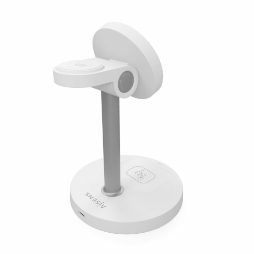 Cordless Charger Aisens USB-C 3IN1 15WACCS White 15 W 50 W