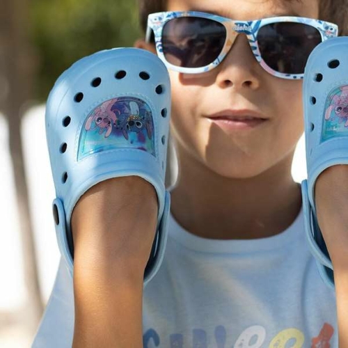 Beach Sandals Stitch Light Blue 30-31