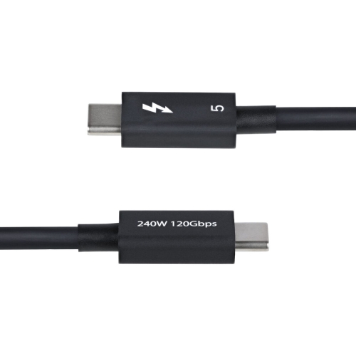 Power Cord Startech TBLT5MM1M240W Black 1 m