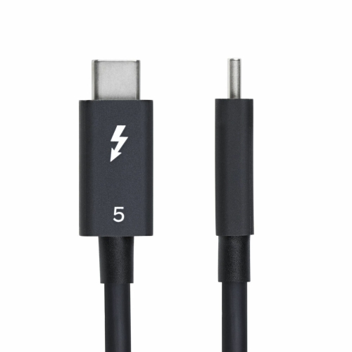 Power Cord Startech TBLT5MM80CM240W Black 80 cm