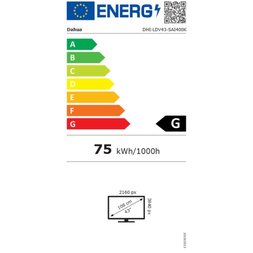 Videowall Monitor Dahua 43IN CAPACITIVE TOUCH 4K Ultra HD