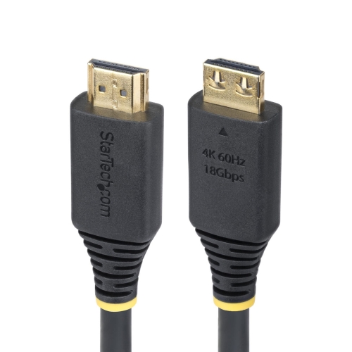 HDMI Cable Startech HDMI2-CABLE-GRIP-30C Black 30 cm