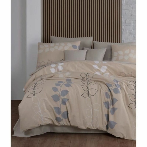 Duvet cover set Beige Super king 3 Pieces