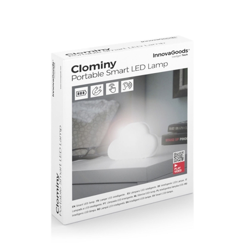 Portable Smart LED Lamp Clominy InnovaGoods White ABS Plastic (Refurbished A)