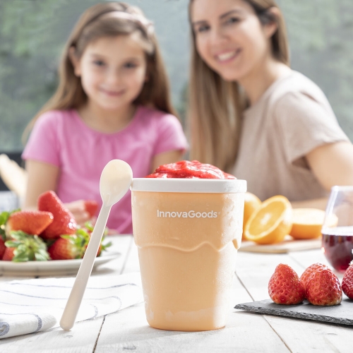 Cup for Making Ice Creams and Slushies with Recipes Frulsh InnovaGoods