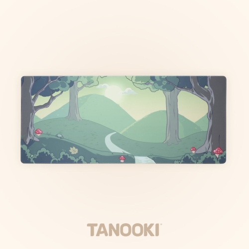 Mouse Mat FR-TEC TANOOKI YUKI Green Beige