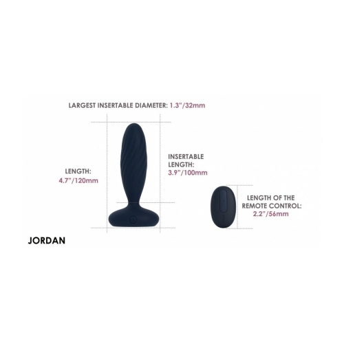 Anal plug Svakom Black (10 cm)