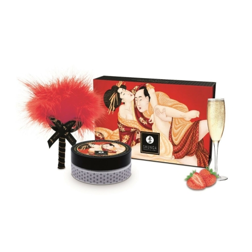 Edible powders Shunga CHAMPAGNE STRAWBERRIES 75 g