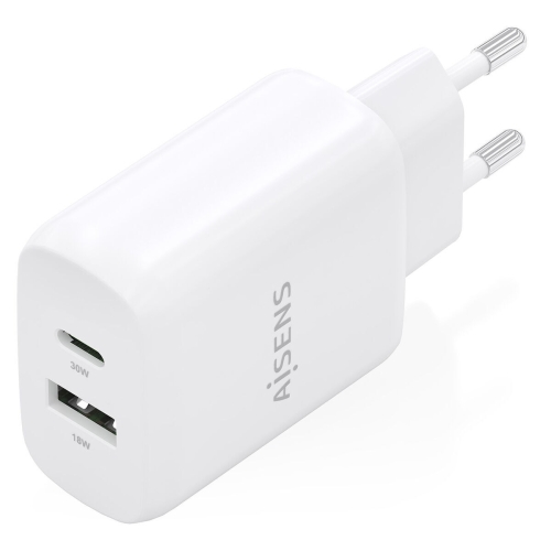 Wall Charger Aisens A110-0923 White 33 W 50 W