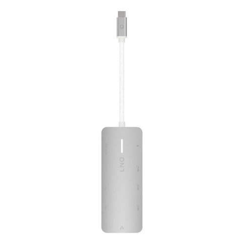 USB Hub Linq Byelements LQ49081PS White Grey