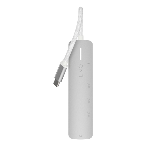 USB Hub Linq Byelements LQ49051 White Grey