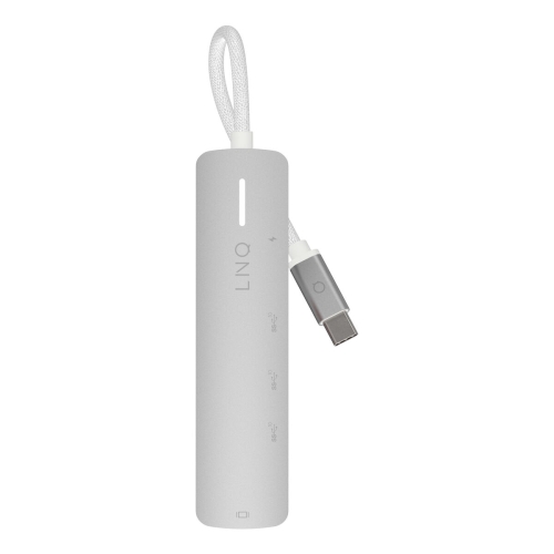 USB Hub Linq Byelements LQ49051 White Grey