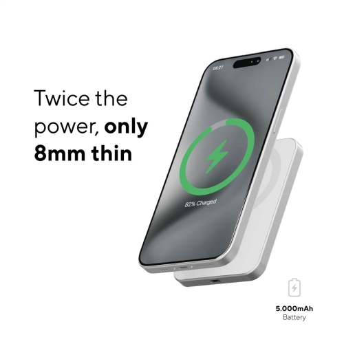 Powerbank Linq Byelements LQWP052 Silver 5000 mAh