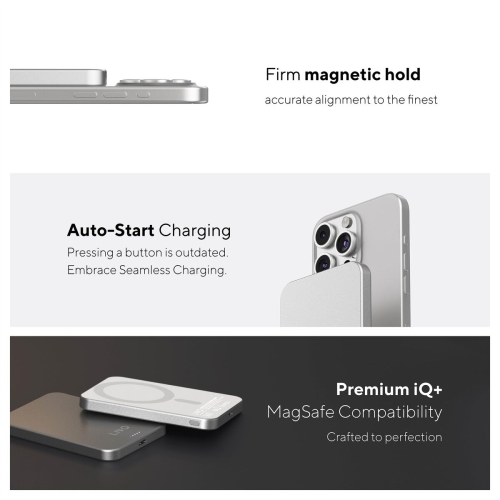 Powerbank Linq Byelements LQWP052 Silver 5000 mAh