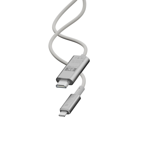 USB Cable Linq Byelements LQCCH200 Grey 2 m