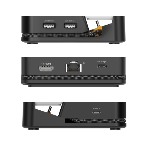 USB Hub j5create JCD624-N Black Grey