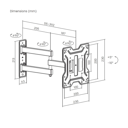 TV Mount Aisens WT43TSE-413 43"