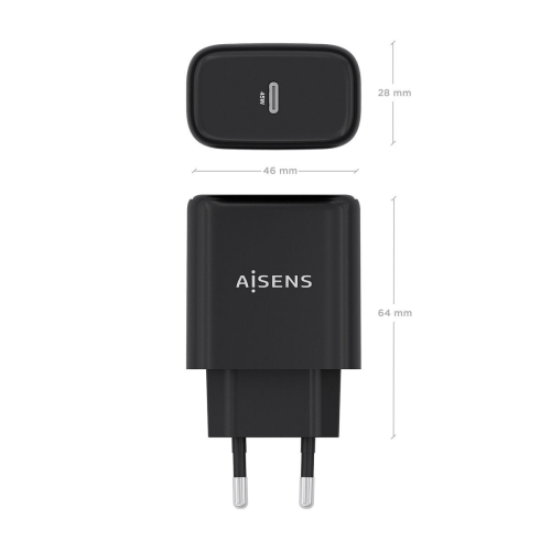 Wall Charger Aisens A110-0970 Black