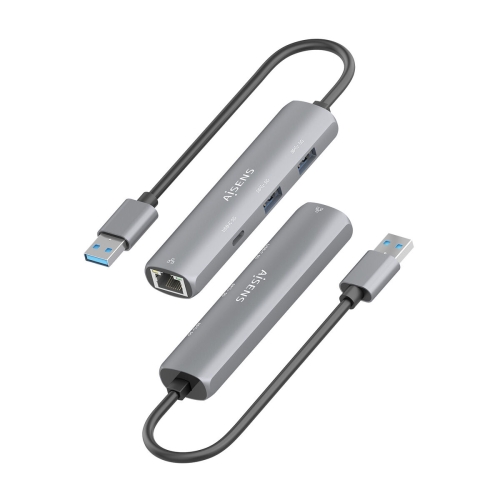 USB Hub Aisens ASUC-4P035-GR Grey