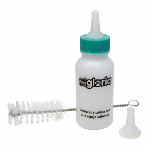 Baby's bottle Gloria White 50 ml Small animals Puppies