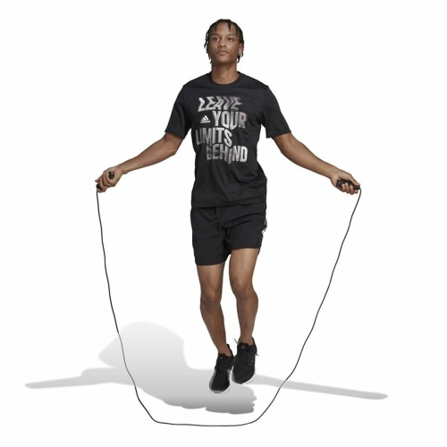 Men’s Short Sleeve T-Shirt Adidas HIIT Black