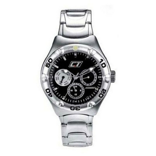 Unisex Watch Chronotech CC7051M-02M Black Grey