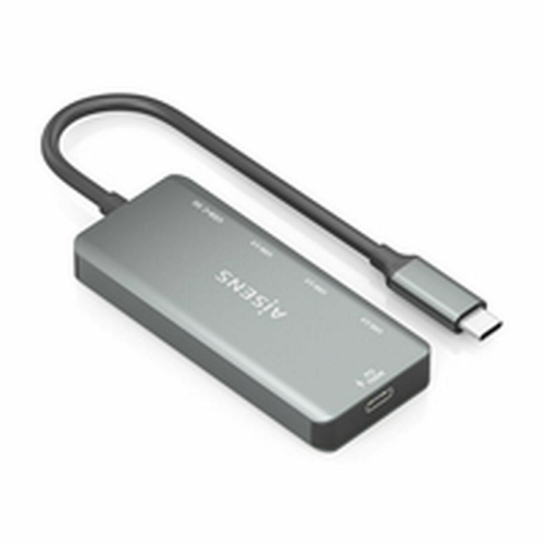 USB Hub Aisens CPNT Grey 100 W
