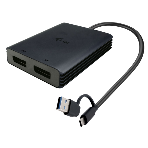 USB Cable i-Tec CADUAL4KDP Black