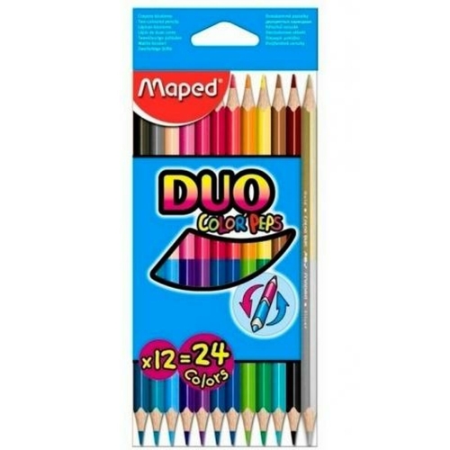 Colouring pencils Maped Duo Color