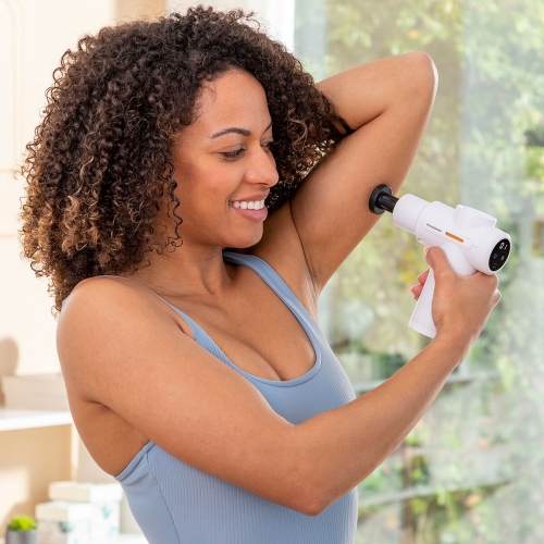 Hot and Cold Muscle Massager Gun Hokgun InnovaGoods White/Black (Refurbished B)