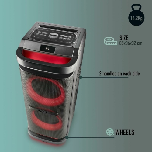 Portable Bluetooth Speakers NGS WILDSPACE2 Black