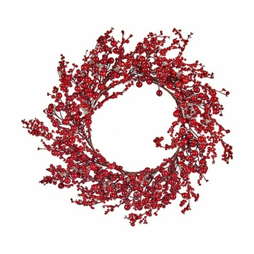 Advent wreathe Krist+ Red Plastic 48 x 10 x 48 cm (6 Units)